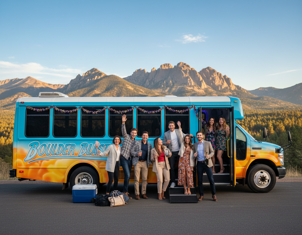 Niwot party bus and bus charter
