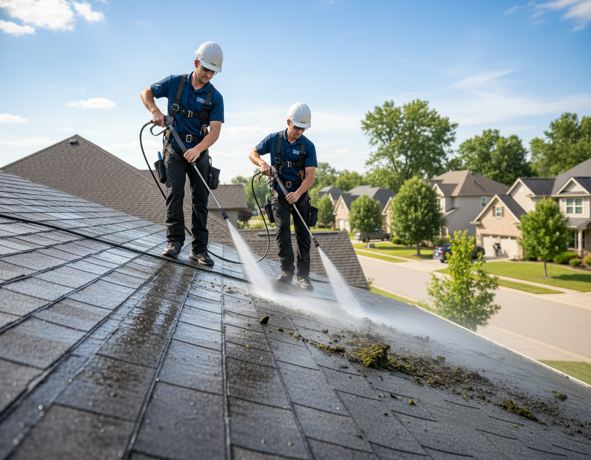 Roof Cleaning In Hilliard